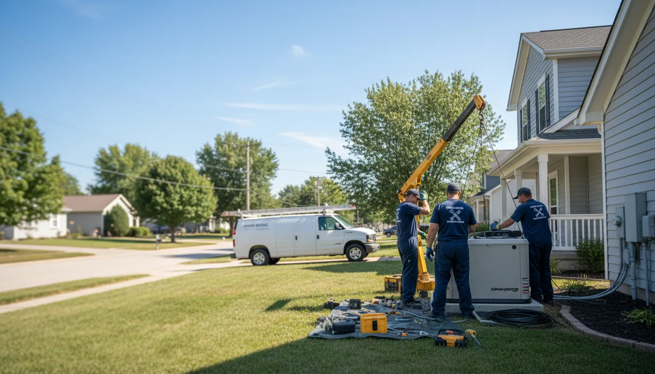 Generator Installation in Bushton, KS near me